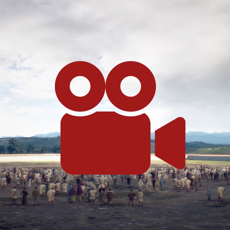 Kamera-Icon über Rekonstruktionszeichnung Forum