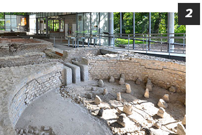 Kleine Thermen: Überreste der antiken Badeanlage (Lageplanposition 2)